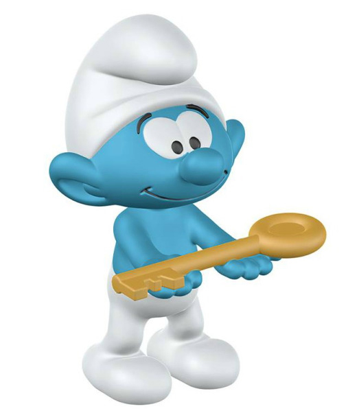 20795smurfwithkey