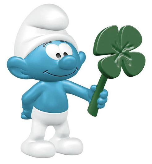 20797smurfwithcloverleaf